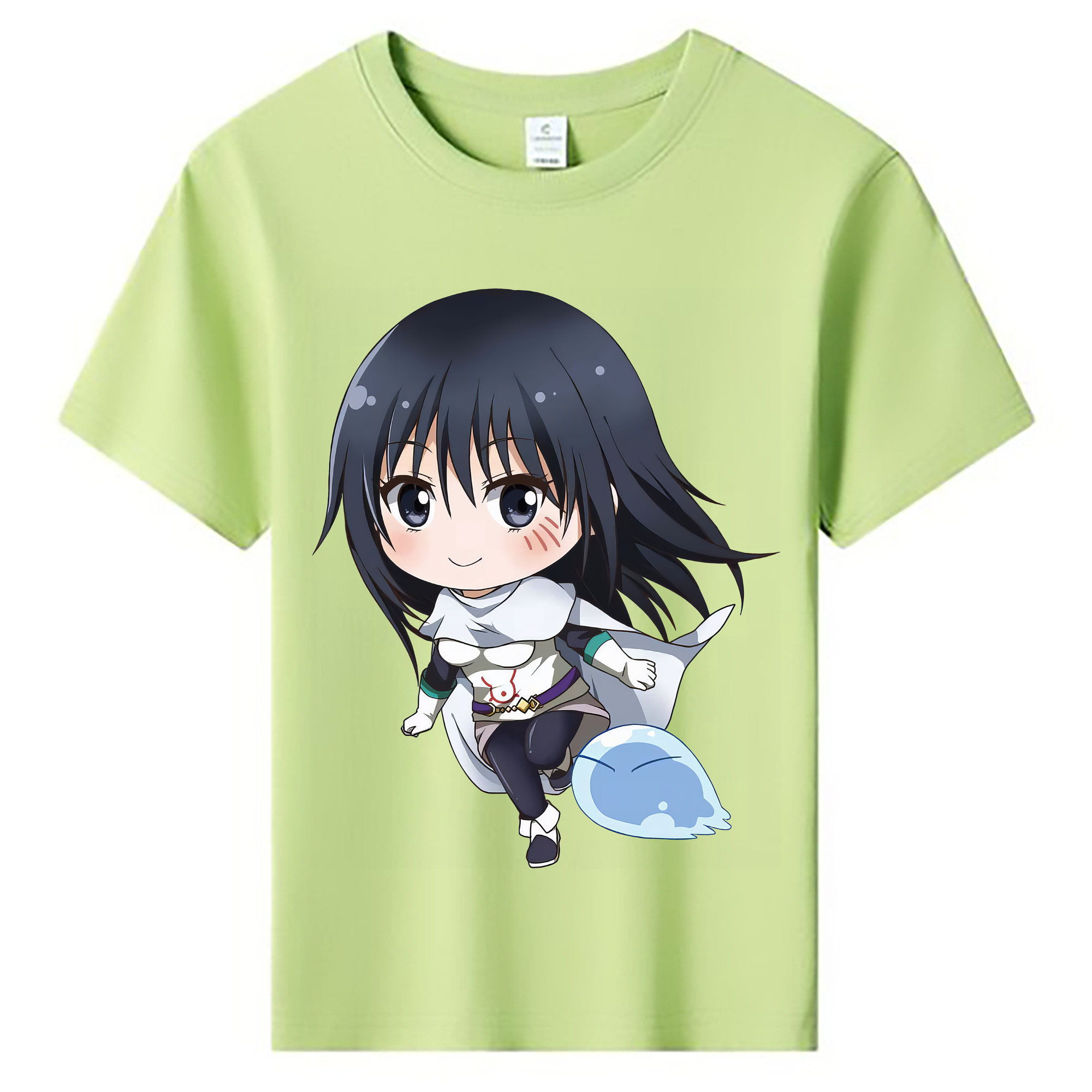 （画像用） 転スラ Regarding Reincarnated to Slime 綿100％キッズTシャツ（フロントプリント）